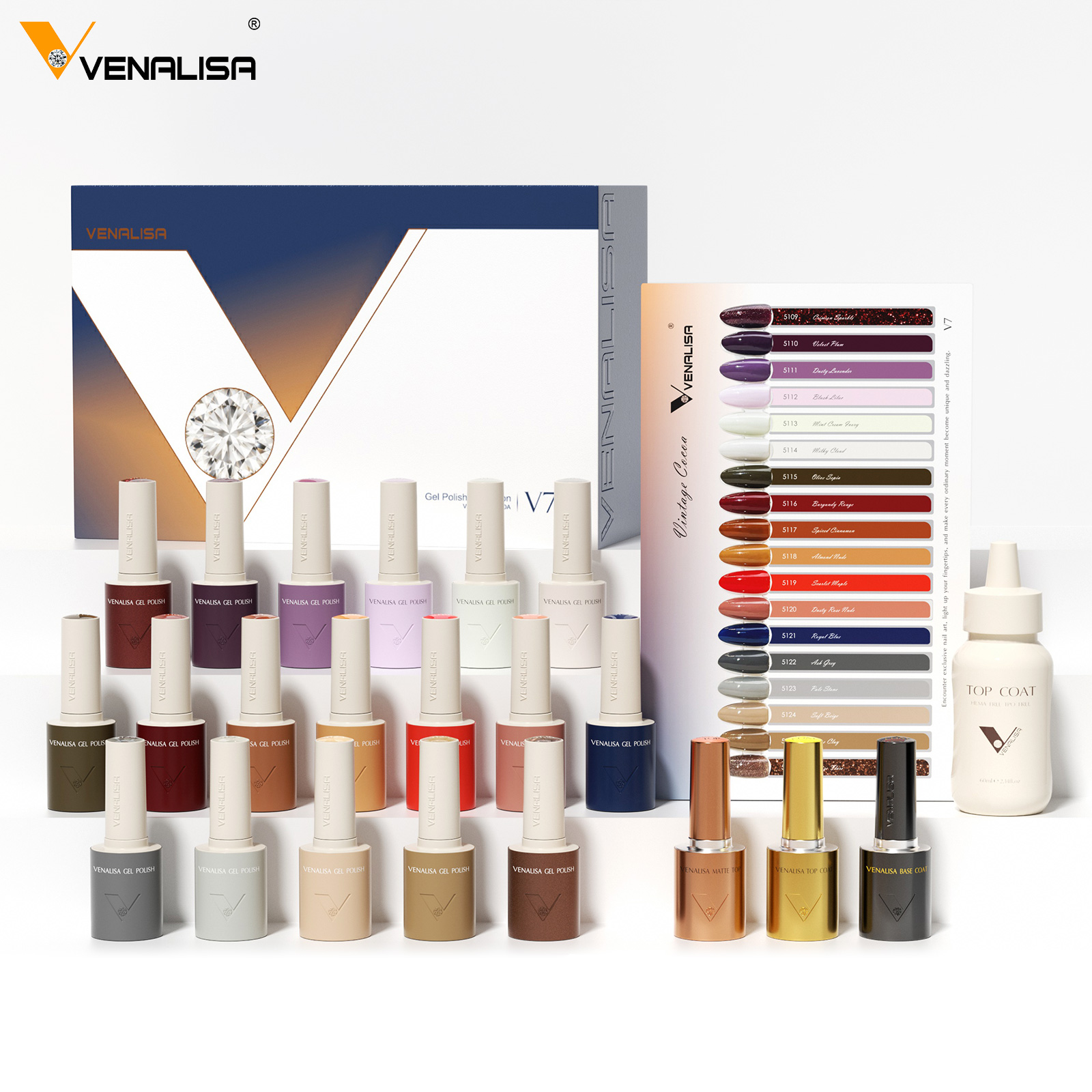 Vintage Collectible Bottles - Esmalte de Uñas en Gel VENALISA