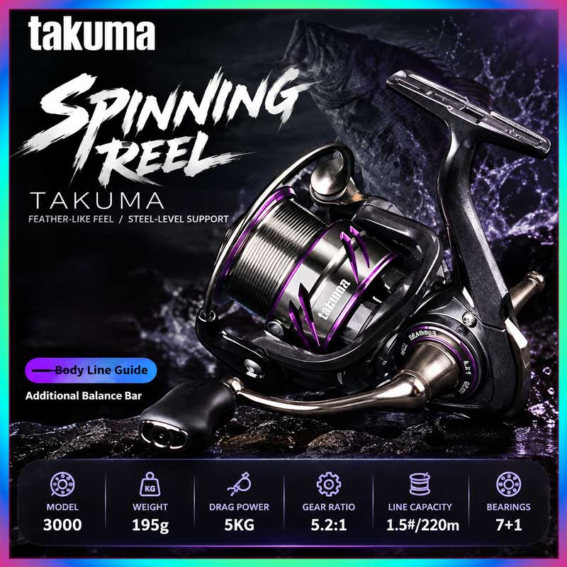 Developing Tank Reel - Carrete de pesca Takuma Lingxi 3000s,