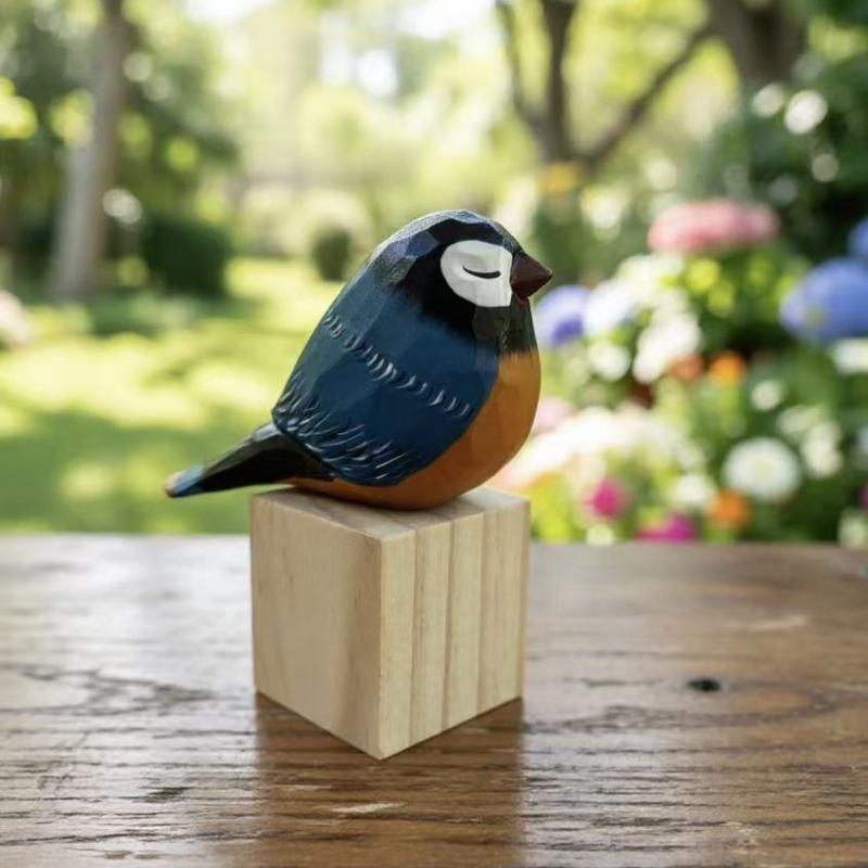 Figuras de pájaros de madera t - Vintage Collectibles Store reseña y precio