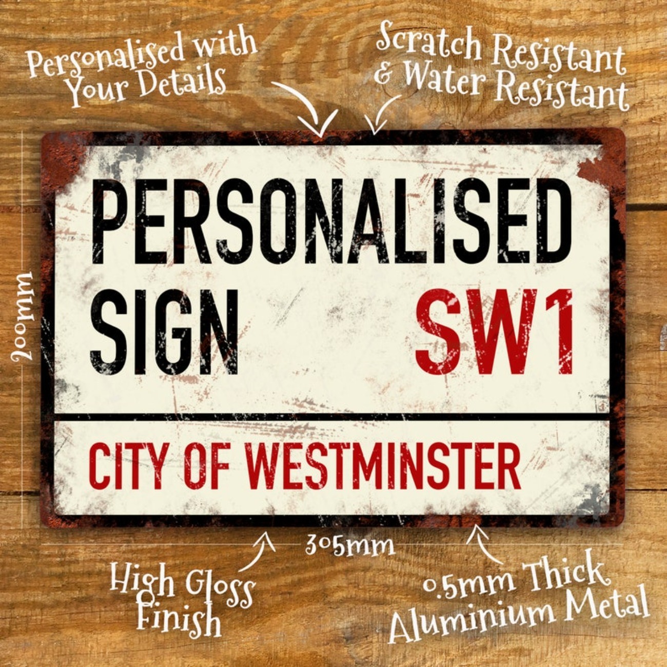 Letrero de metal personalizado - Vintage Collectible Plates reseña y precio